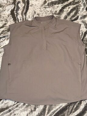 Figs Rafaela Oversized Scrub Top - Slate